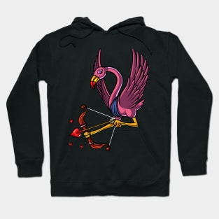 Flamingo Bird Cupid Hoodie